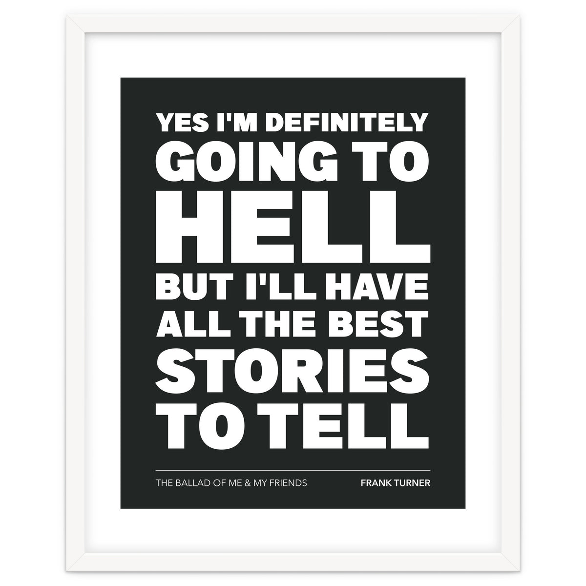 Frank Turner - The Ballad Of Me & My Friends