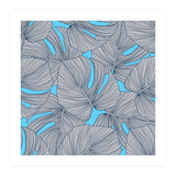 Leaves On Blue (Print Only) thumbnail