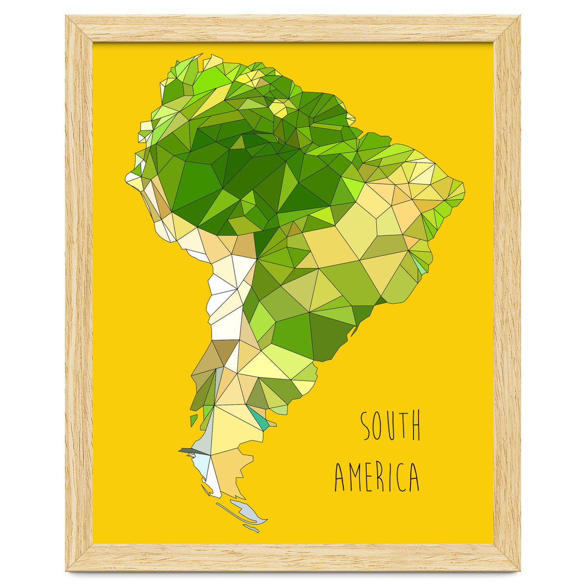 SOUTH AMERICA – Yellow