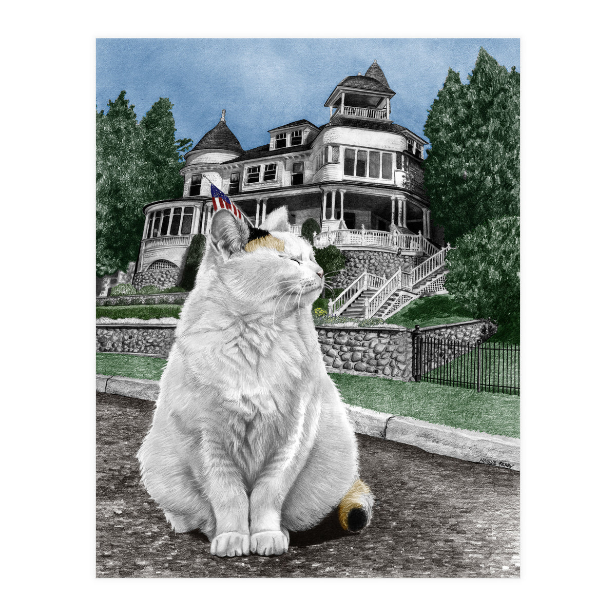 Mackinac Island Cat (Print Only)