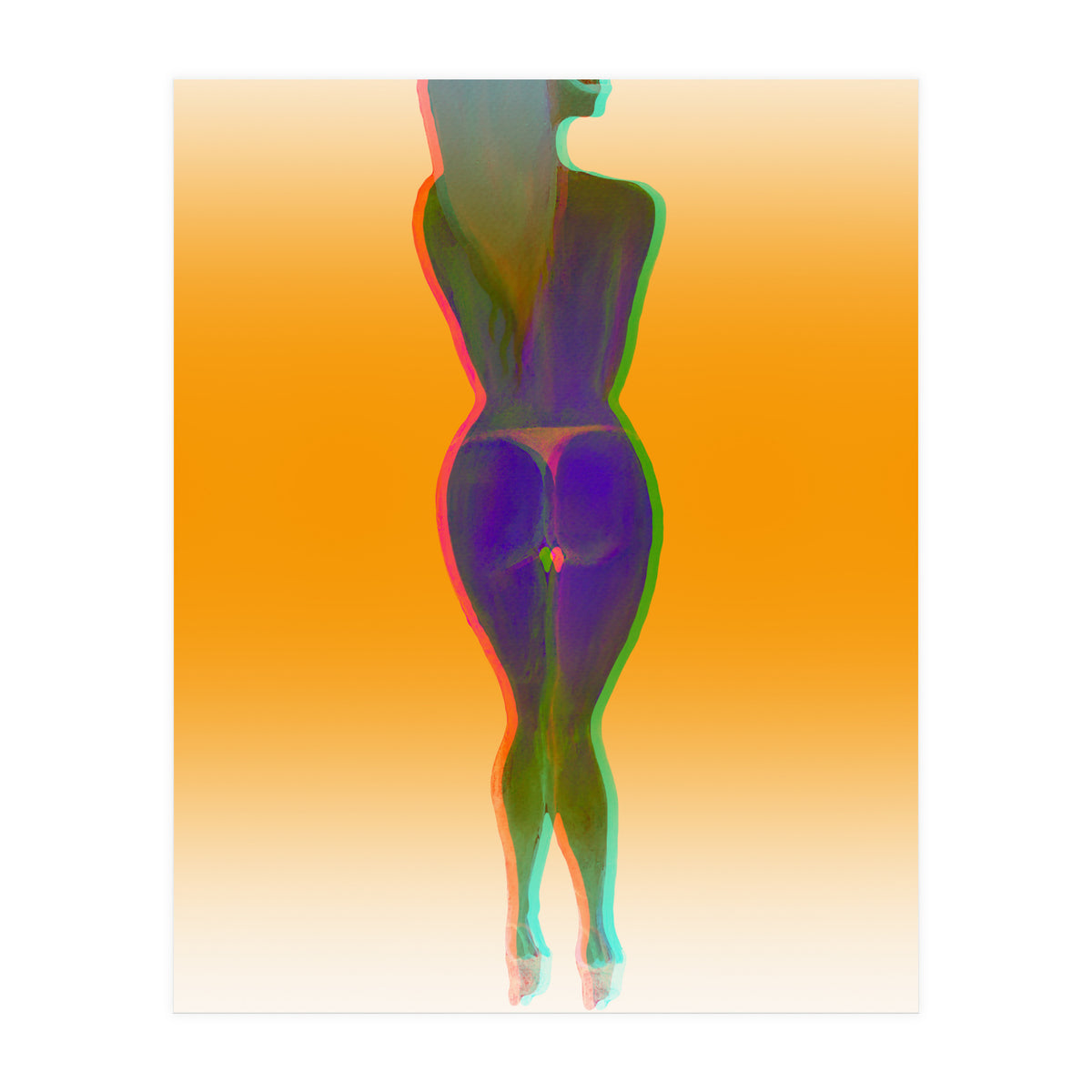 Chica Rosada 1b 3d (Print Only)