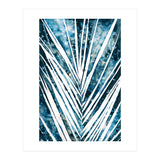 Indigo Blue Botanical Leaves No. 4 (Print Only) thumbnail