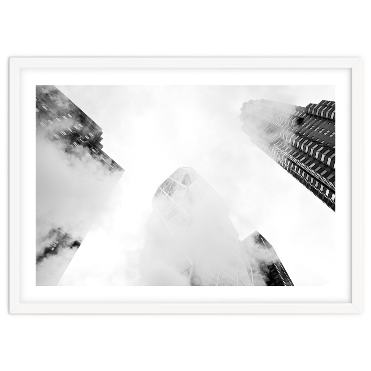 New York In Clouds